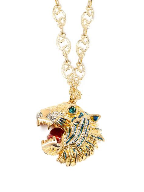 gucci red tiger necklace|Gucci year of the tiger.